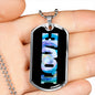 Customizable “LOVE” Necklace