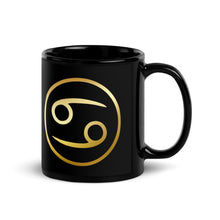 Load image into Gallery viewer, CANCER Black Glossy Mug