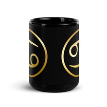 Load image into Gallery viewer, CANCER Black Glossy Mug
